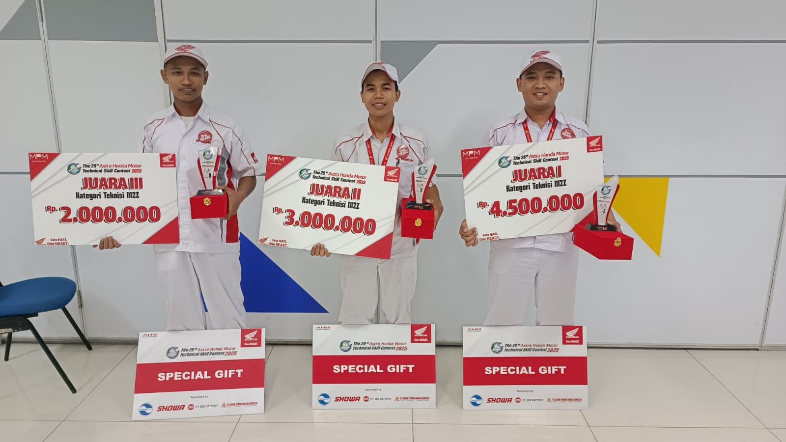 CUN Motor Borong Gelar Juara
