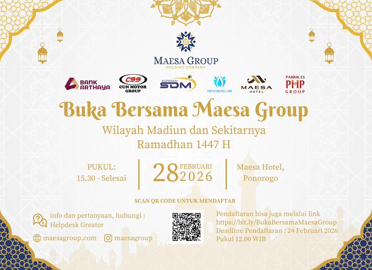 Undangan & Pendaftaran Buka Bersama Maesa Group Wilayah Madiun dan Sekitarnya